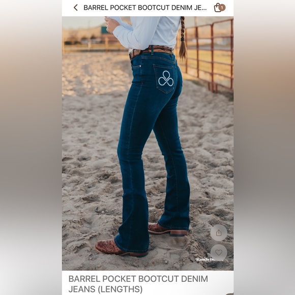 Ranch Dress’n barrel pocket bootcut Jean - Picture 3 of 4